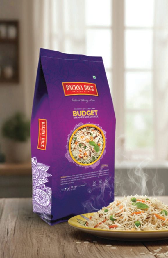 Budget steamed basmati rice pack